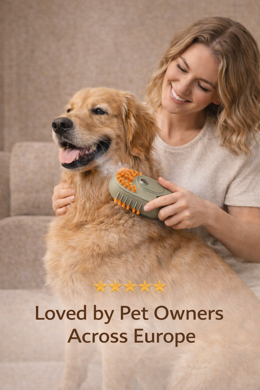 FurMist Pro™ – 2-in-1 Smart Pet Grooming Brush