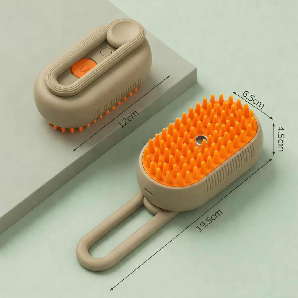 FurMist Pro™ – 2-in-1 Smart Pet Grooming Brush